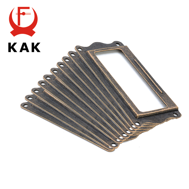 Furniture Hardware Names - 10 adet NED Antik Pirinç Kolu