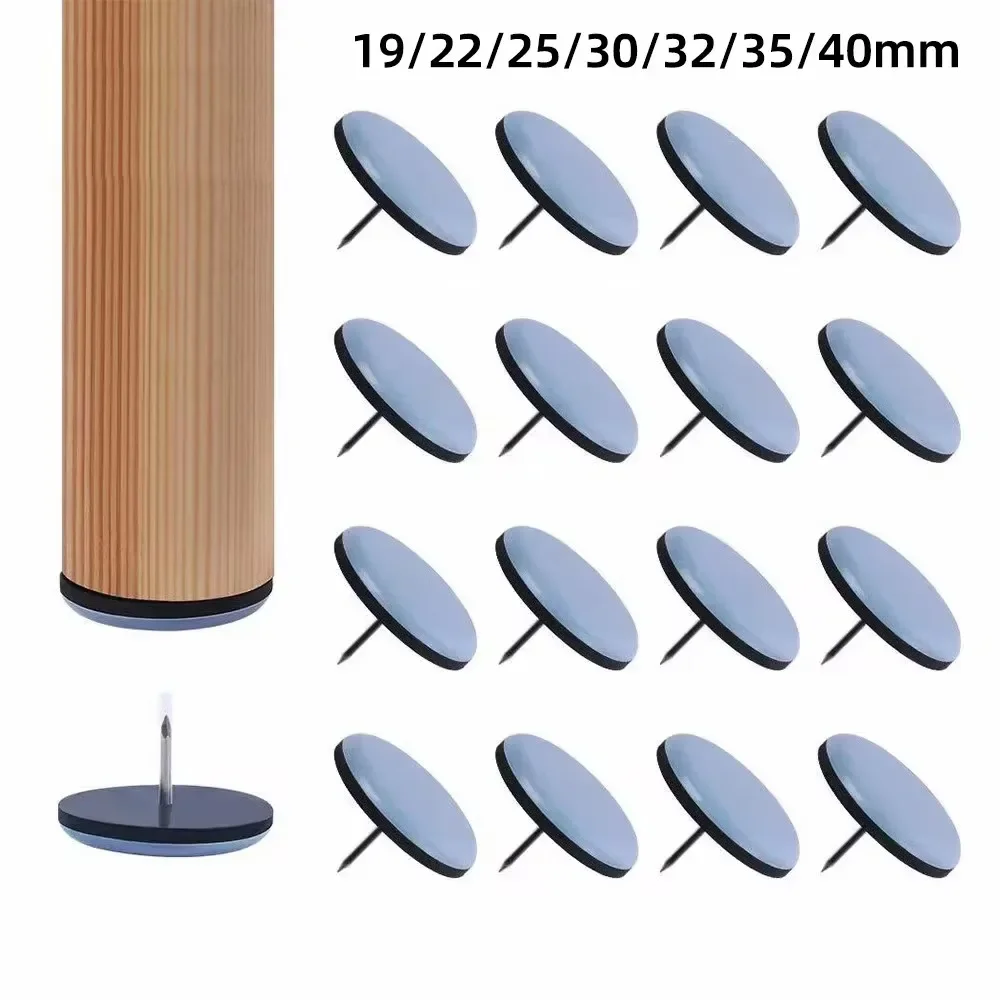 Cabinet Hinge Overlay - 16/19/22/25/32/38mm Masa Sandalye Ayak Kaydırıcıları Yuvarlak