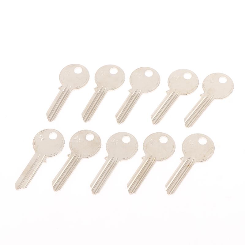 Furniture Hardware Fitting - 10 Adet F3 Çift Yuvalı Anahtar