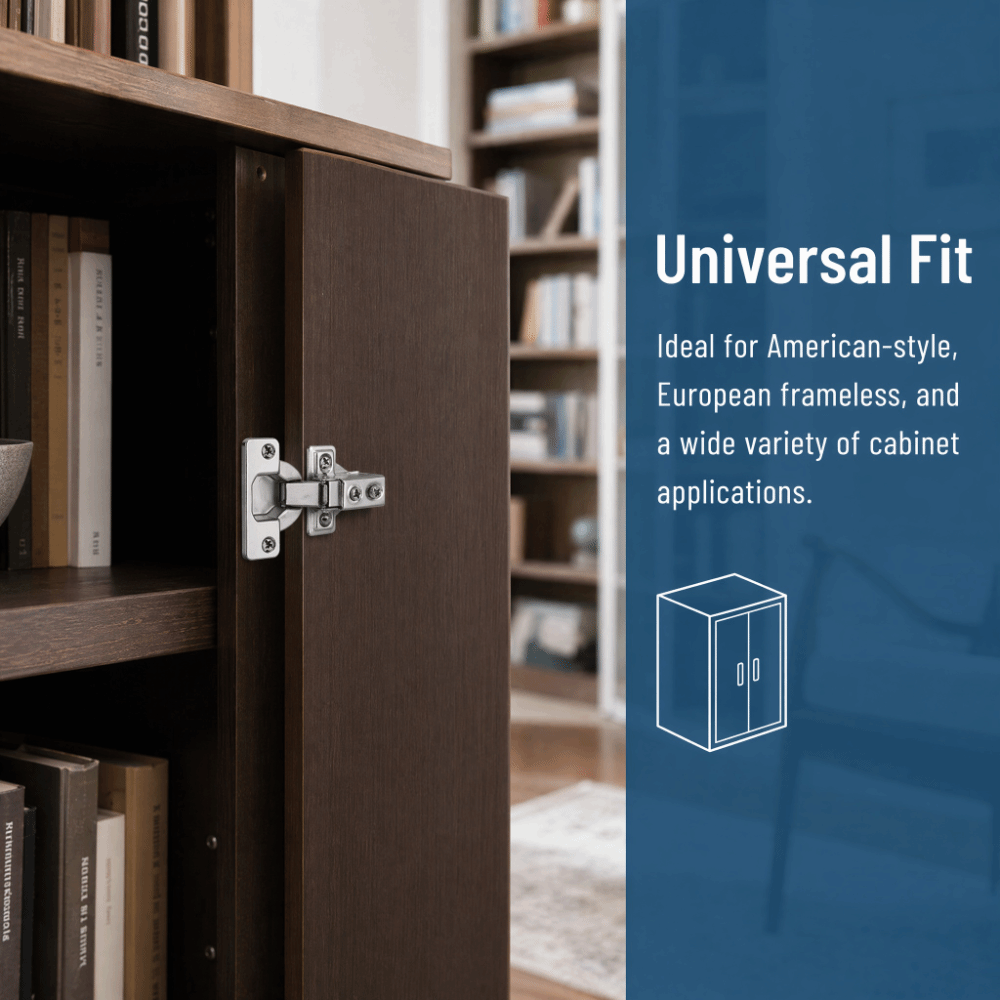 2 adet Yumuşak Kapanışlı 1/2 İ - Cabinet Hinge Overlay incelemesi ve fiyatı